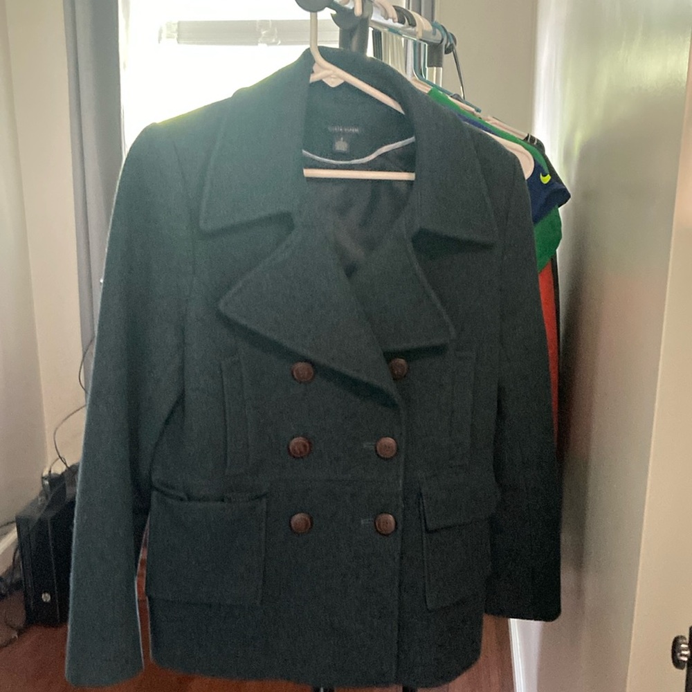 Womens size 8 Navy Tommy Hilfiger wool pea coat